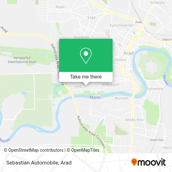 Sebastian Automobile map