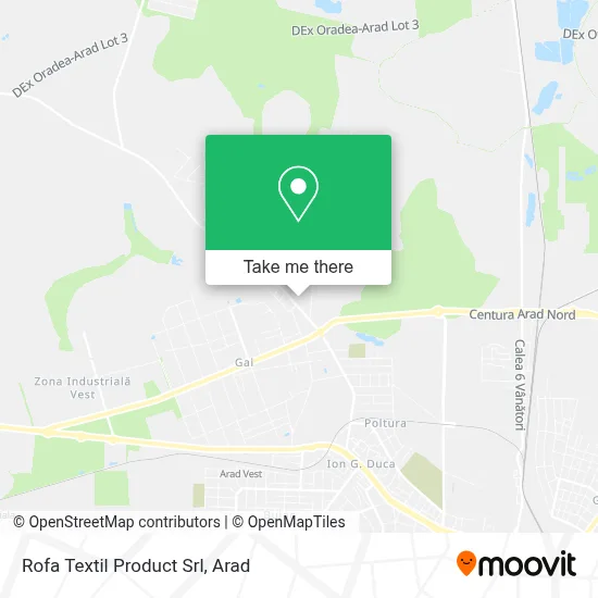 Rofa Textil Product Srl map