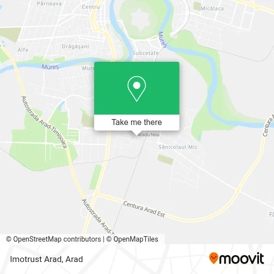 Imotrust Arad map