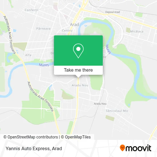 Yannis Auto Express map