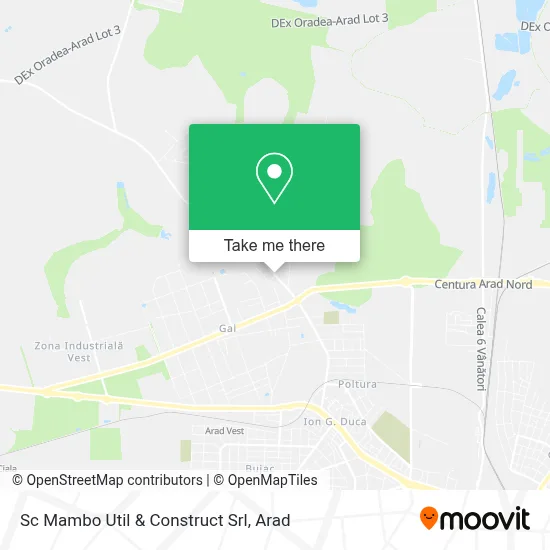 Sc Mambo Util & Construct Srl map