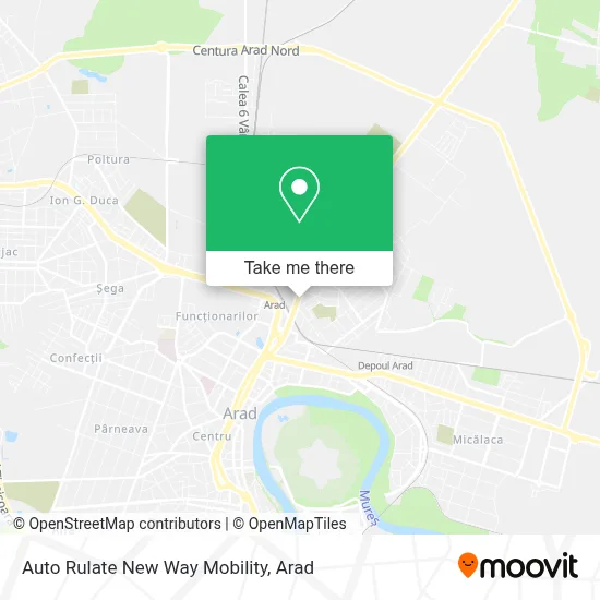 Auto Rulate New Way Mobility map