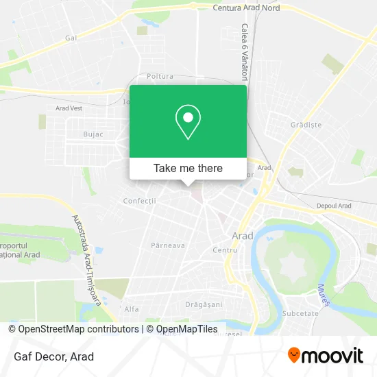 Gaf Decor map