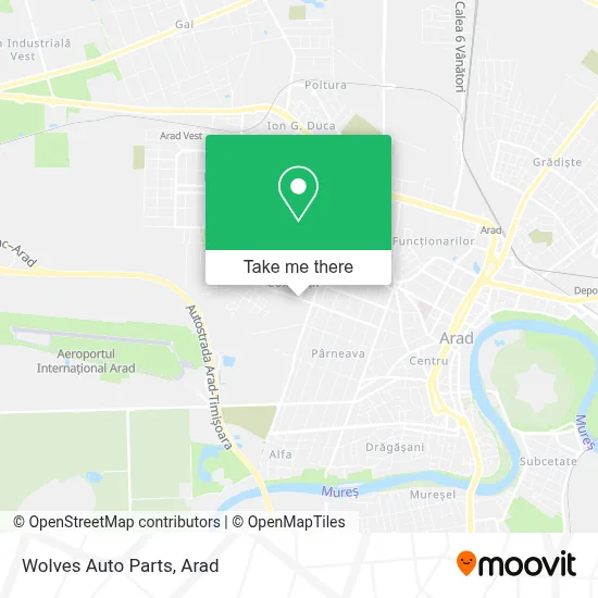 Wolves Auto Parts map
