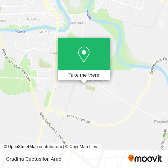 Gradina Cactusilor map