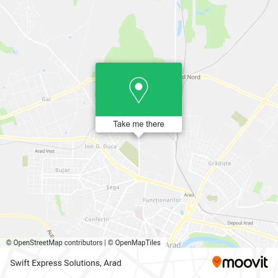 Swift Express Solutions map