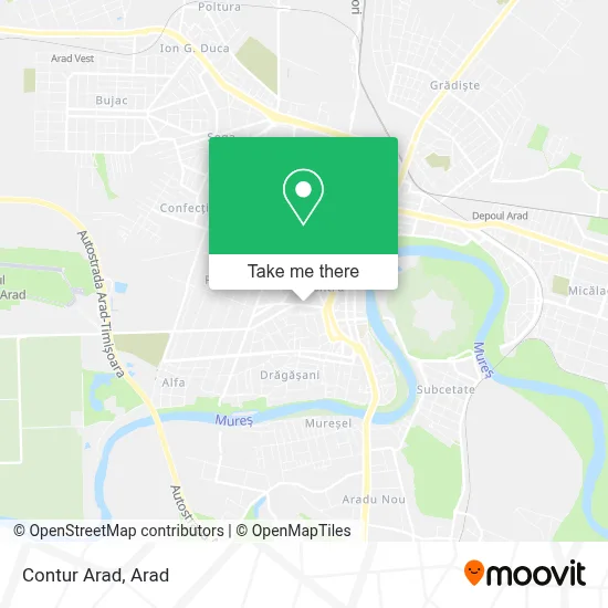 Contur Arad map