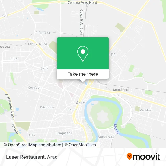 Laser Restaurant map