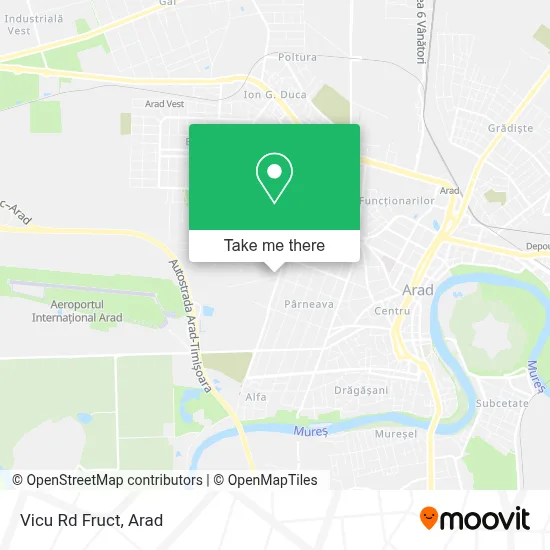 Vicu Rd Fruct map