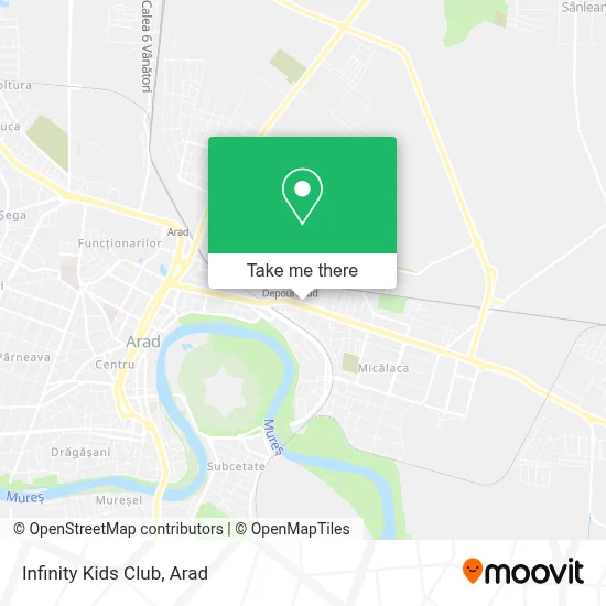 Infinity Kids Club map
