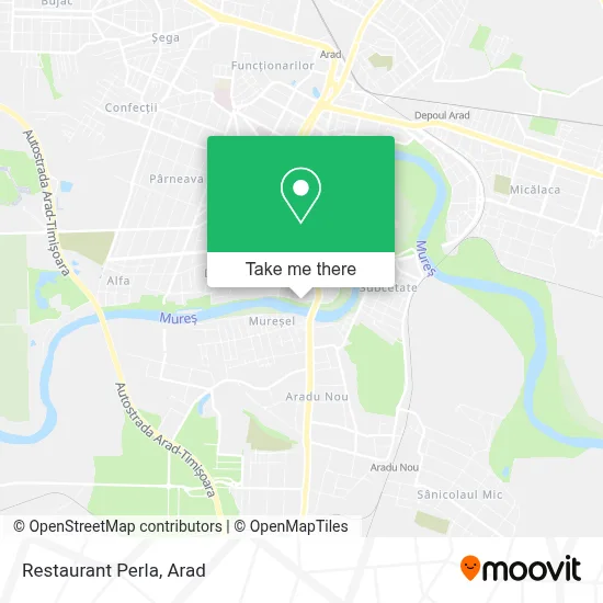 Restaurant Perla map