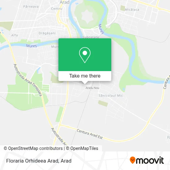 Floraria Orhideea Arad map