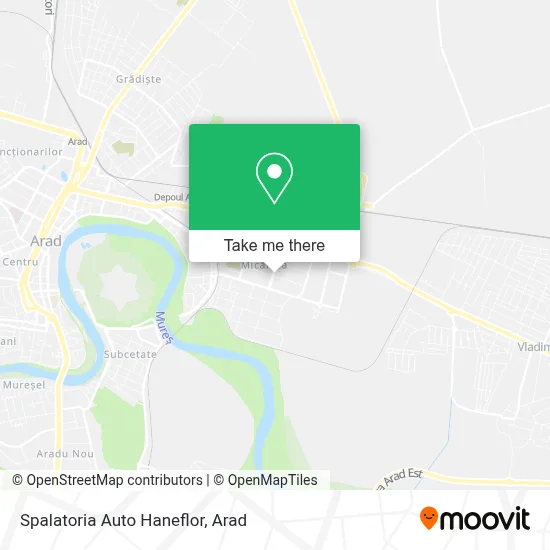 Spalatoria Auto Haneflor map
