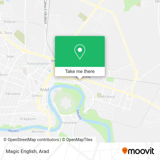 Magic English map