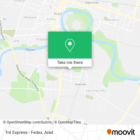Tnt Express - Fedex map