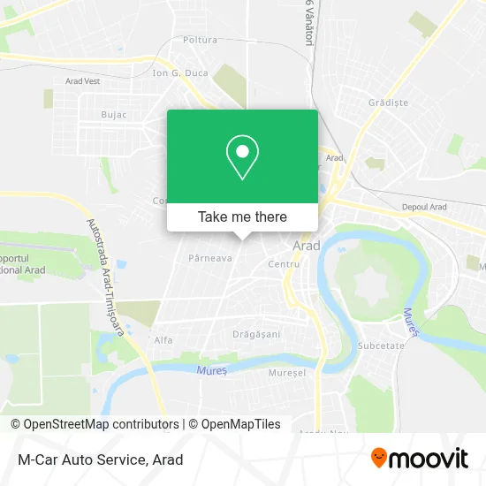 M-Car Auto Service map