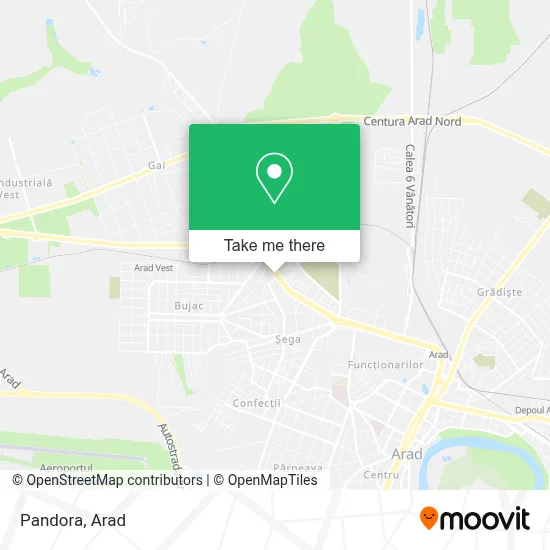 Pandora map
