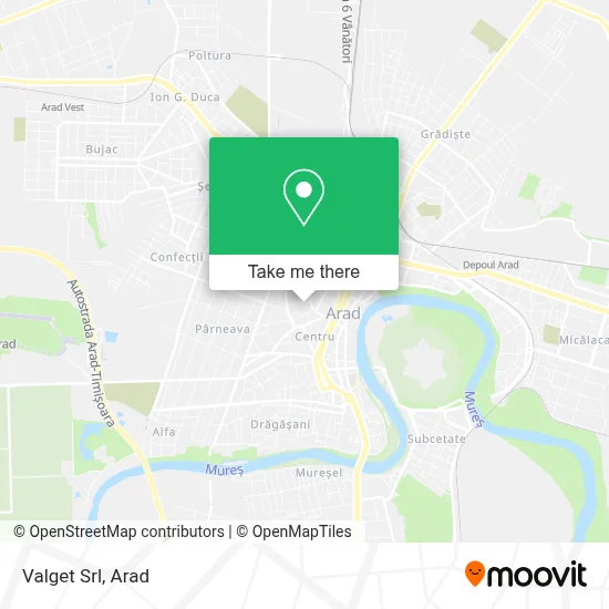 Valget Srl map