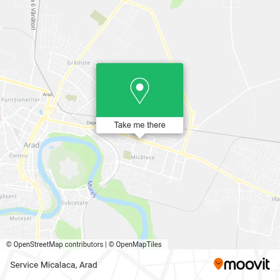 Service Micalaca map