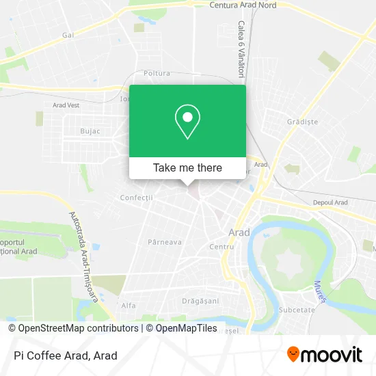 Pi Coffee Arad map