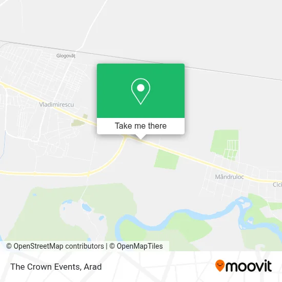 The Crown Events map