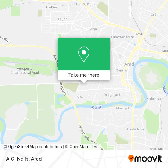 A.C. Nails map