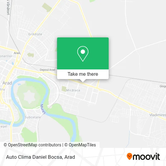 Auto Clima Daniel Bocsa map
