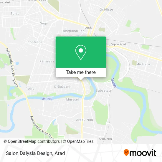 Salon Dalysia Design map