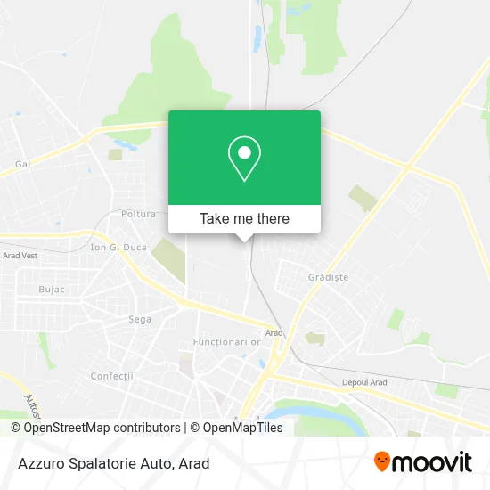 Azzuro Spalatorie Auto map