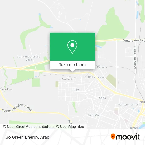 Go Green Energy map