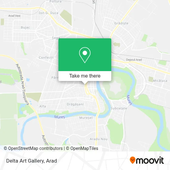 Delta Art Gallery map