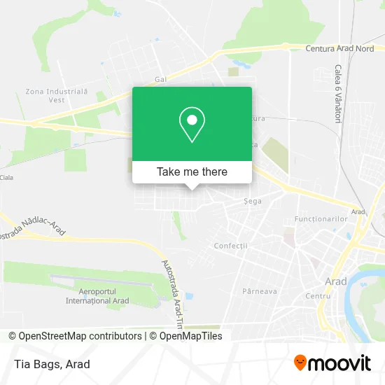 Tia Bags map