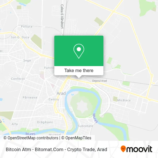 Bitcoin Atm - Bitomat.Com - Crypto Trade map