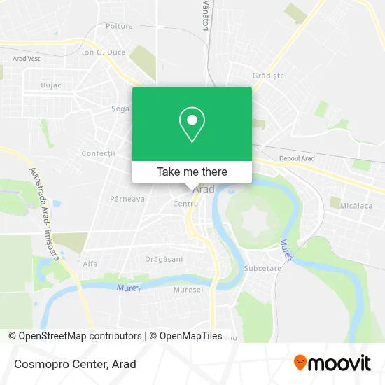 Cosmopro Center map