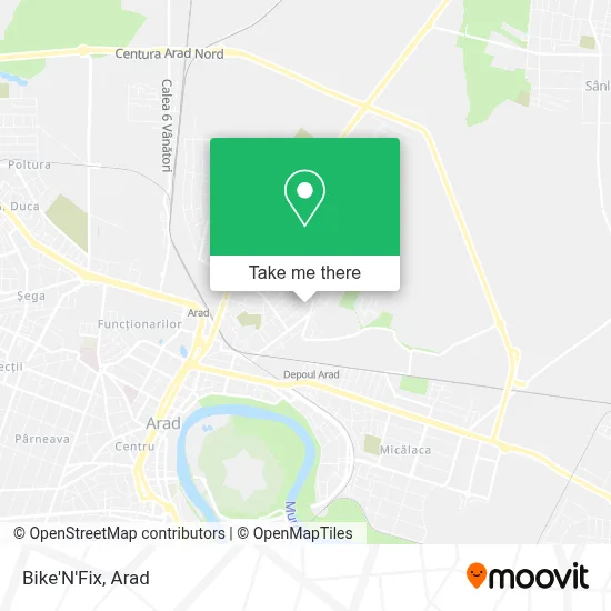 Bike'N'Fix map