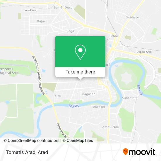 Tomatis  Arad map