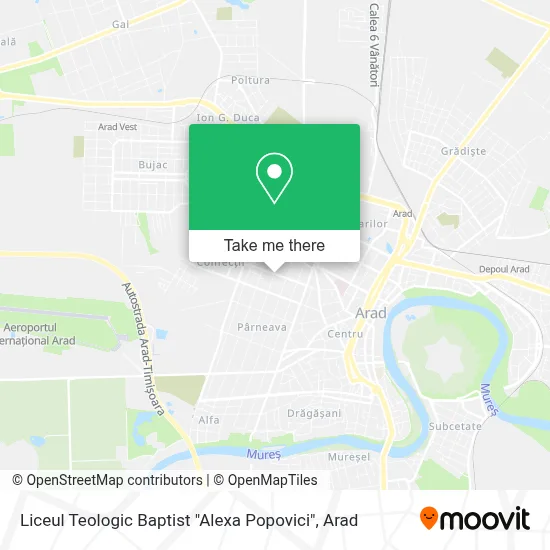 Liceul Teologic Baptist "Alexa Popovici" map
