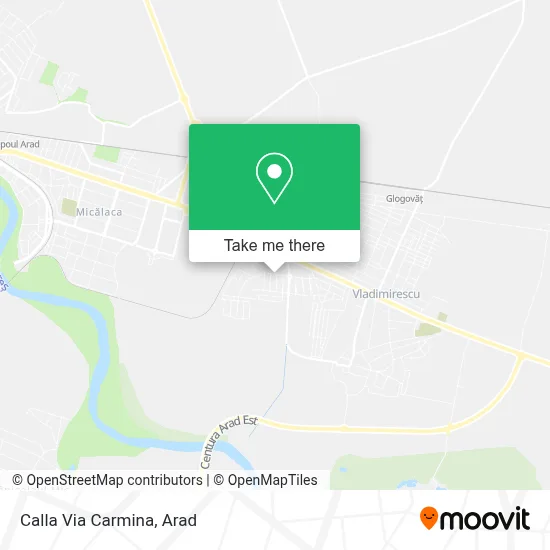 Calla Via Carmina map