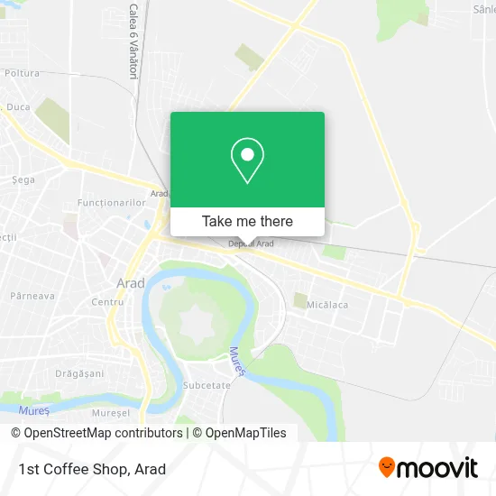 1st Coffee Shop map