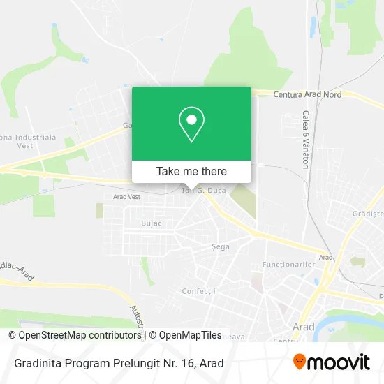 Gradinita Program Prelungit Nr. 16 map