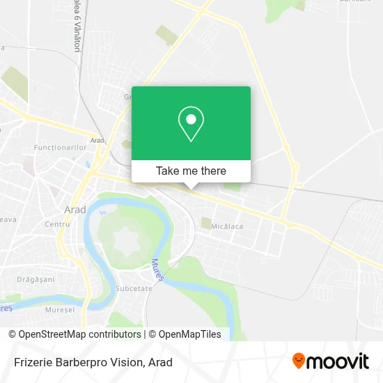 Frizerie Barberpro Vision map