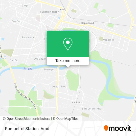 Rompetrol Station map