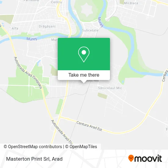 Masterton Print Srl map