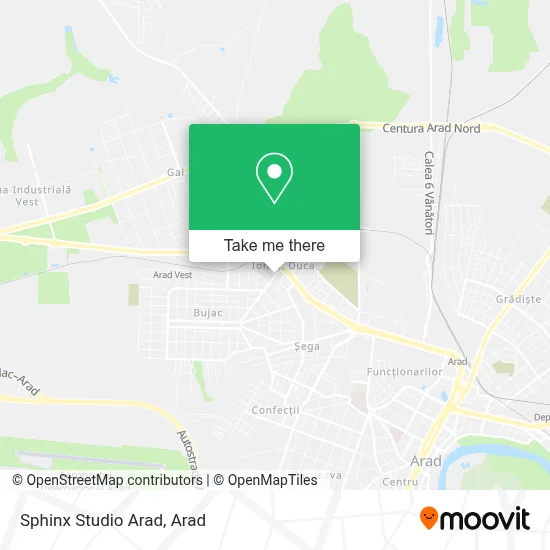 Sphinx Studio Arad map