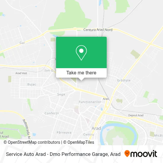 Service Auto Arad - Dmo Performance Garage map