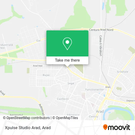 Xpulse Studio Arad map