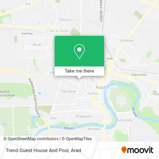 Trend Guest House And Pool map