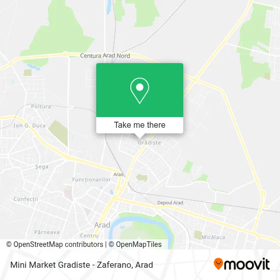 Mini Market Gradiste - Zaferano map