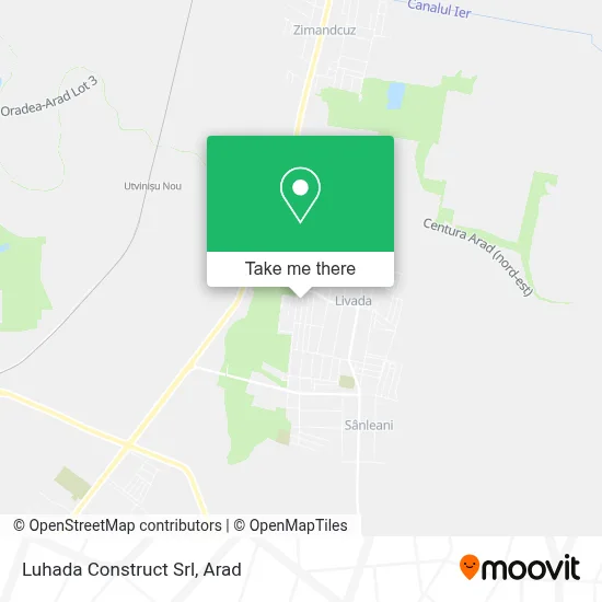 Luhada Construct Srl map