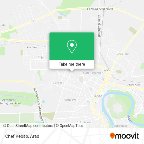 Chef Kebab map